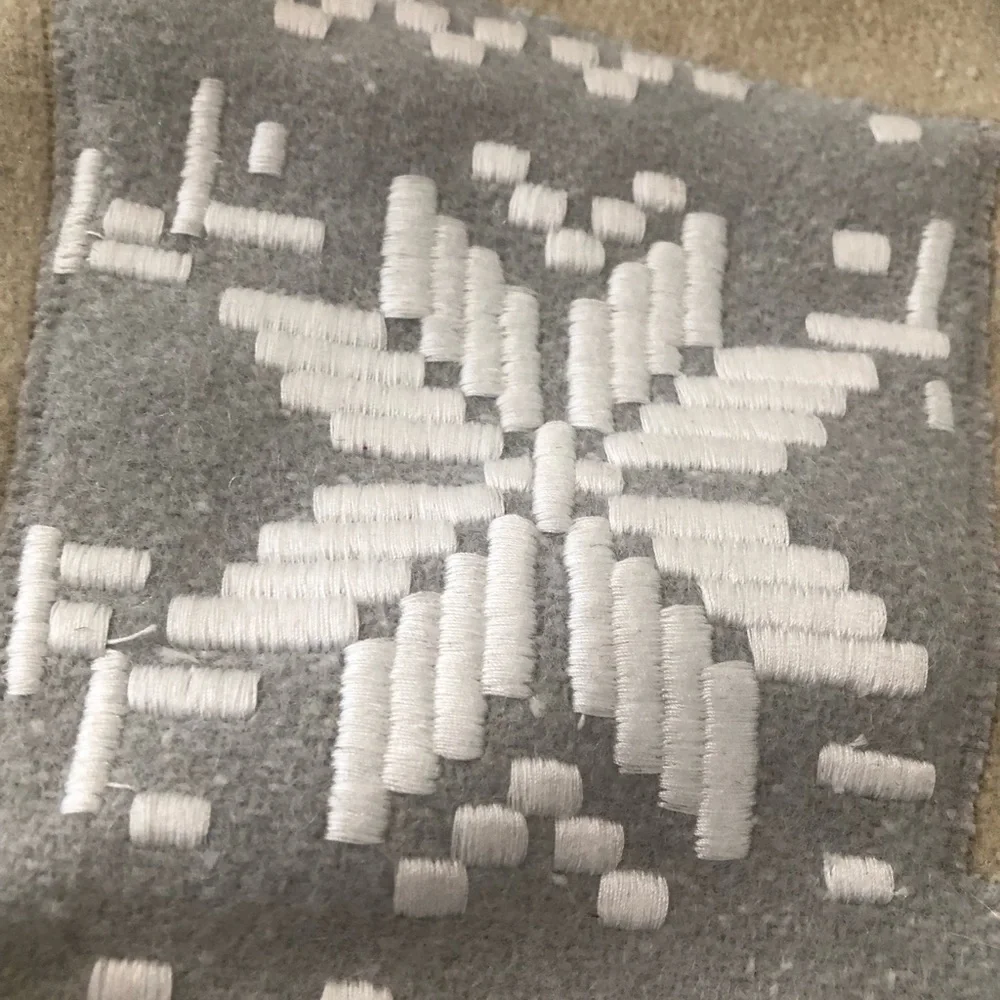 Crate & Barrel Snowman Christmas Stocking